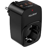 Akım Korumalı Priz, Tekli Priz, USB&rsquo;li Priz ve Type-C Priz, Priz &Ccedil;oklayıcı, Voltaj Korumalı Priz, 16A 3680W Duvar Tipi (SİYAH