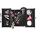 Beautify Professional Small Beige Faux Croc Print Aluminium Beauty Cosmetics & Make Up Case