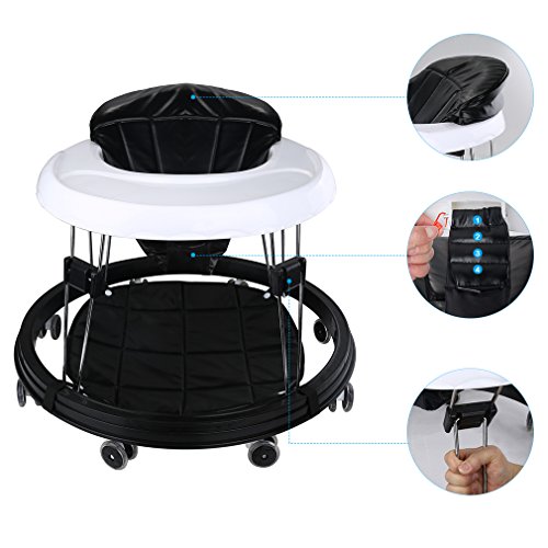 Fascol Kindestuhl Treppenstuhl Babystuhl Baby Laufwagen für das Erlernen faltbar und justierbar in der Höhe (40-42-44cm) - 7