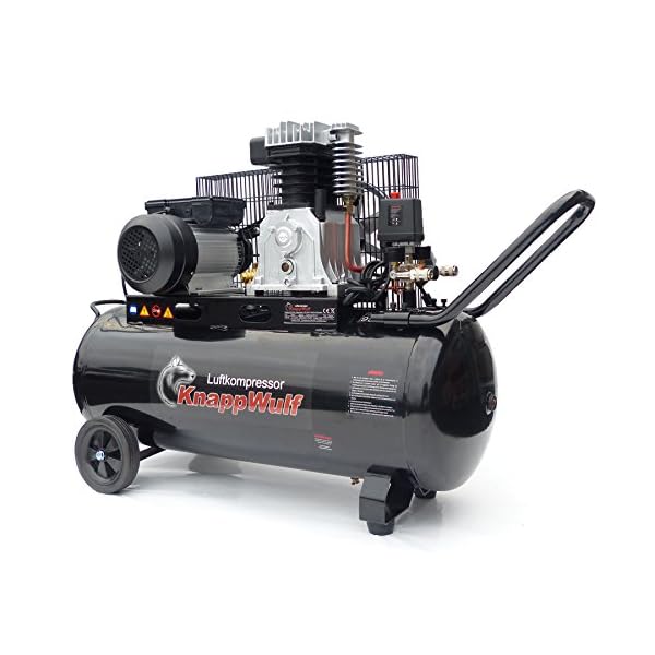KnappWulf Kompressor Luftkompressor KW3100 mit 100L Druckbehälter 250L/min 10bar