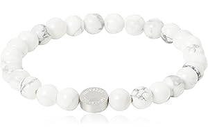 Liebeskind Berlin Beads-Armband LJ-0026-B-17 Howlite & Edelstahl weiß