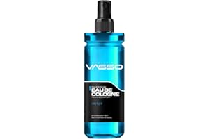 Vasso Aftershave Barber Cologne, Eau De Cologne 370ml | Relaxing Refreshing Spray Lotion | Premium Grooming Product | Long-lasting Fragrance Scent for Men & Women