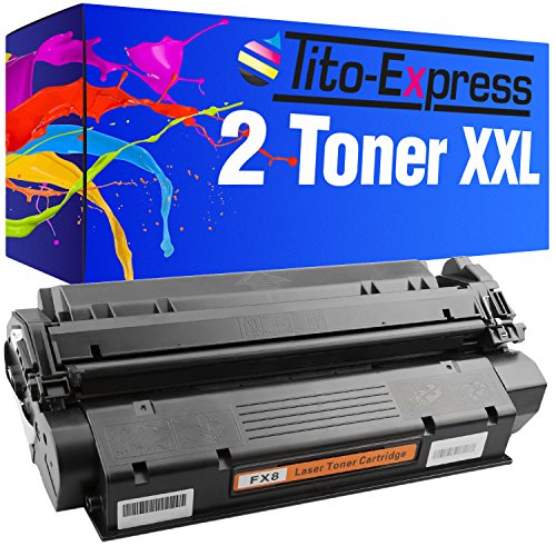 2 Toner XXL Schwarz für Canon FX-8 ImageClass PC-D320 PC-D340 PC-D383 PC-D420 PlatinumSerie