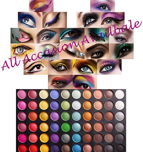 VALUE MAKERS® 82 Farbe Make up Paletten Kit – 60 Farbe Lidschatten-Palette + 16 Farbe Lip Gloss + 3 Farbe Blusher + 3 Farb Contour Kit + Make up Pinsel - 2