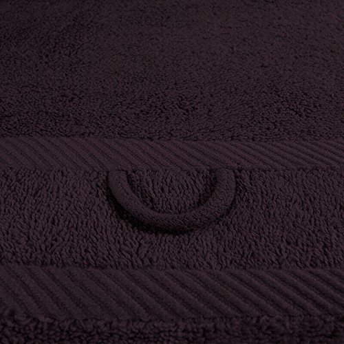 Lanudo® Luxus Handtuch-Set 600g/m² Pure Line 100% Baumwolle | 2 Badetücher/Duschtücher 70×140 cm und 4 Handtücher 50×100 cm | 6-teilig | Farbe:Violett - 3