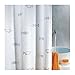 Produktbild Spirella Textil-Duschvorhang Kos silber 180 x 180 cm