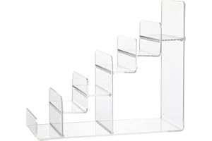 ANGOILY 6 - di Esposizione della della, Supporto banco di Mostra Raccoglitore Acrilico, Riser dell'esposizione per l'esposizione o Stand per Display per Borsellini