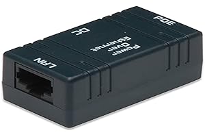 ‎DIGITUS DIGITUS passiver PoE-Injektor - Fast Ethernet - DC-Buchse für 5.5mm Stromstecker - Ohne Stecker-Netzteil, 1 Stück