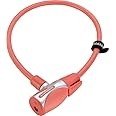 Kryptonite Kryp Toflex 1265 Key Cable Bicycle Lock, Salmon, 65 cm