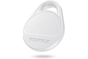 MOMAX Key Finder Smart Tracking Tag Tracker bagażu do kluczy, plecaka, portfela, zwierząt domowych współpracuje z Apple Find My (tylko iOS 18+) Wyszukiwarka przedmiotów zawiera spersonalizowane