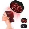 QXRSOP Red Light Hair Growth Cap Revitalize Your Hair with the Power Laser Hair Growth Cap Red Light Laser Hair Growth Beanie Red Light Hair Growth Hat for Men and Women One Size Wired(cable)
