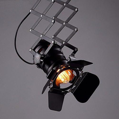 MeloveCc ceiling lights Modern Ledin Bedroom Living Room The Minimalist Style Restaurant Children'S Room And Are Decorated With Light Decor Retro Radio Iron Lift Creativity Shops Cafes With Telescopic