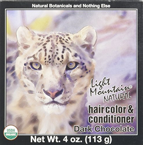LIGHT MOUNTAIN - Hair Color and Conditioner Dark Chocolate - 4 oz. (113 g)