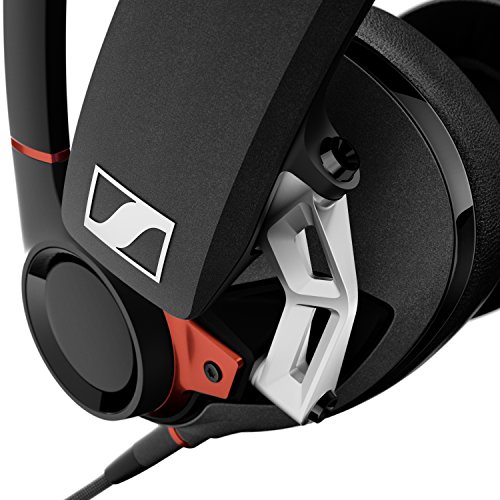 Sennheiser GSP 600 - Auriculares Cerrados para Juegos Profesionales  Color Negro y Rojo