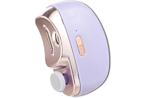 LONNALEE Coupe-ongles électrique, coupe-ongles automatique 2 en 1, coupe-ongles électrique professionnel, coupe-ongles électrique ergonomique, coupe-ongles électrique (violet)