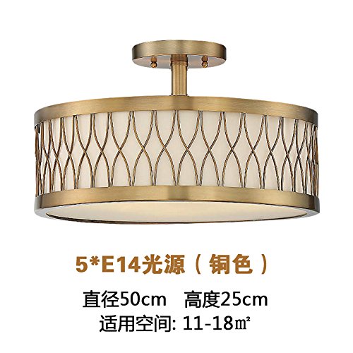 Preisvergleich Produktbild American Cu alle LED Deckenleuchte Continental Kupfergeflecht Licht modernen minimalistischen Schlafzimmer Studie Esszimmer Flure zu Flur Lampe