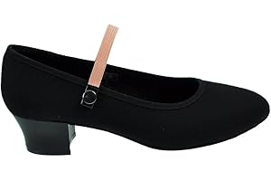 Starlite Syllabus Canvas Character Shoe, Cuban Heel