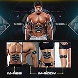 IMate Abdominal Toning Gürtel, Taille Trimmer Gürtel, ABS Toner Body Muscle Trainer, Abs Fit Training, Unisex Fitness Training Gear, Home Fitness Training Gear Unterstützung für Männer & Frauen-05 - 6