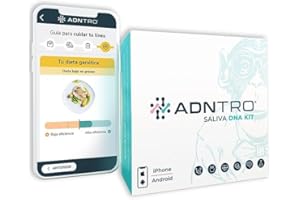ADNTRO Test ADN Online Test Genético Incluye: Orígenes y Ancestros + Nutricional + Intolerancias + Deporte + Longevidad + Curiosidades | Ampliable: Salud y Rasgos Personalidad (Basic)