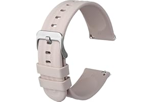 Anbeer Bracelets de Montre en Silicone 18mm 20mm 22mm 19mm 21mm, Sport Remplacement Bracelet en Caoutchouc à Libération Rapide pour Hommes Femme, Extra Long