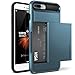 Price comparison product image iPhone 8 Plus Case / iPhone 7 Plus Case VRS Design® [Blue] Protective Wallet Case with 2 Card Slot [Damda Glide] ShockProof Premium TPU Layered Phone Cover for Apple iPhone 8 Plus / Apple iPhone 7 Plus