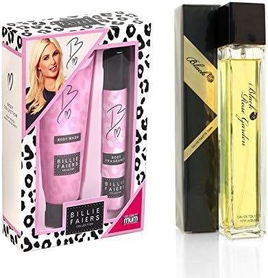 Billie Faiers 2 Piece Gift Set + Bonus Bottle Perfume Includes Two Piece Fragrance set for Women &amp; Black Rose Garden Perfume