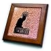 Produktbild 3drose FT _ 79211 _ 1 Le Chat Noir Französischer Vintage Schwarz Katze von Fliesen, 8 von 20,3 cm