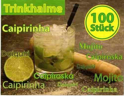 Trinkhalme Caipirinha 100 Stück - 2