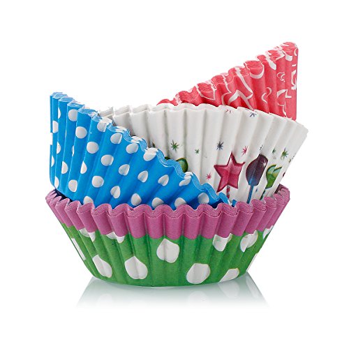 Butterme 100pack Muffin-Liner Kuchen-Zwischenlagen Papierbackförmchen Kuchen für Weihnachten Hochzeit Kuchen,Farbe radom - 7