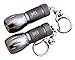 Produktbild Rolson One LED Mini Taschenlampe Schlüsselanhänger – 2 Stück
