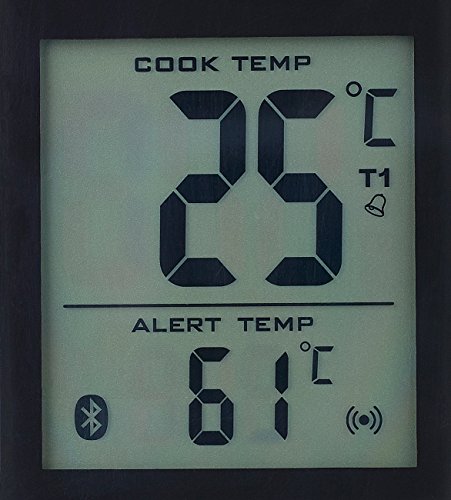 Rosenstein & Söhne Grillthermometer, Bluetooth, App für Android & iOS,2 Temperatur-Fühler - 4