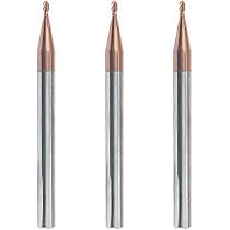 Fraises En Bout Sphérique BONYTOOL - 3 Pièces 1.5mm - Tungstène HRC55 Pour Métal Et Acier