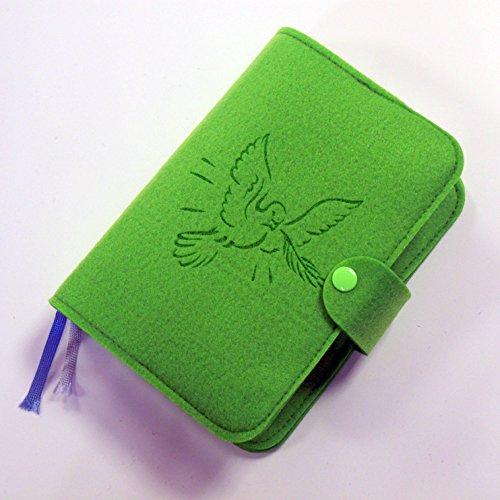 Preisvergleich Produktbild Farbklecks Collection - Gotteslobhülle hellgruen - Motiv 2 - personalisierbar mit Namen - Gotteslob Buchhülle - Gotteslobumschlag