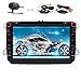 Produktbild Doppel 2 Din VW Auto DVD-Player foiioe 20,3 cm Schrecken 6.0 Auto Stereo-Radio GPS Navigation 1080P OEM Plugs Canbus für VW Skoda Seat (mit Wireless Kamera) Autoradio Bluetooth-Unterstützung
