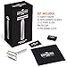 Shaveology Closed Comb Double Edge Safety Razor Kit With (5) 2.5CM Replacement Blades