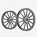 Kingway SR3L 13 Spokes Bike Alloy Wheel Set of 2 19/18 Inch Cage Space Grey for Royal Enfield Classic RS.14998.00