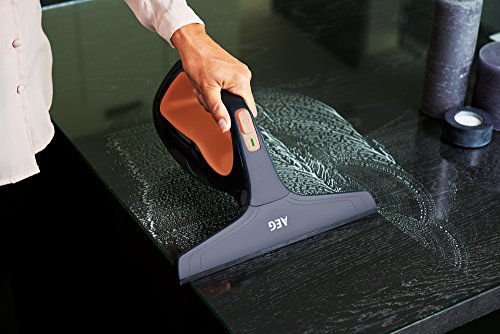 AEG Fenstersauger / Flächenreiniger WX7-60CE1 (60 Min. Laufzeit, Lithium-Power-Akku, nur 60dB(A), inkl. 1 Aufsatz und Zubehör, Abziehlippen aus Naturkautschuk) Fensterreiniger in Orange - 4