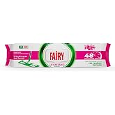 Fairy &Ccedil;ok Ama&ccedil;lı Mop Uyumlu Yer Temizlik Havlusu 50 Yaprak | Lilyum &Ccedil;i&ccedil;eği| Beyaz Sirke &amp; Karbonat | 48 Saat Temizlik Etkili 