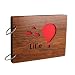Produktbild Farway Diy Photo Album Wood Full Love Anniversary Scrapbook 8 X 6 Inches With 1pc Photo Corner Sticker by Farway