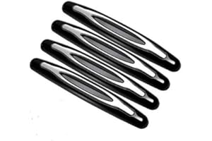 JUVEL Auto Porta Protezione Paraurti - 4Pcs Striscia Decorativa SUV Protezioni Per Portiere Auto Protezione del Bordo Della Porta di Alta Qualità Protezione Dell'impatto per le Automobili (Nero)