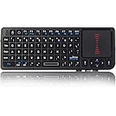 Always Teknoloji Mini Kablosuz Klavye, Siyah, Lazer İşaretleyici, 35 Metre Menzilli, USB Type-C, 151x91x12.5mm, TV/PS4/PS5/Xb