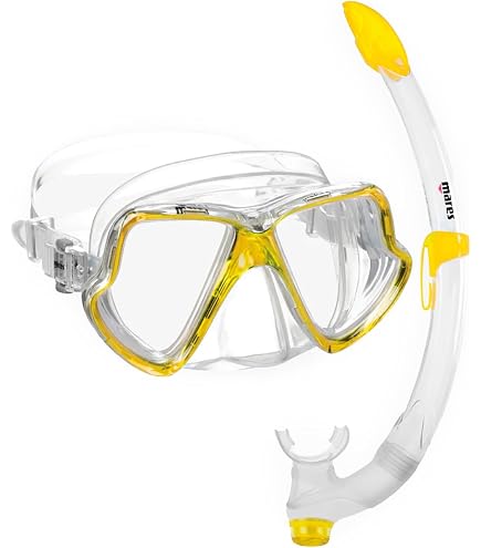 Mares Set X-One Pirate Masque, Palmes Et Tuba Snorkeling Pour Fille - Aventure Sous-Marine Fun Pour Enfants