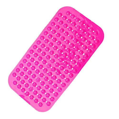 Ailiebhaus Rutschfeste Badewannenmatte Massage Anti-Rutsch-Pad fuer Wanne und Duschen Rose