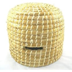 Simonthebeekeeper - Ruche Abeille En Paille Artisanal Fait Main Large