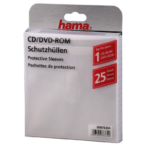 Hama CD/DVD-Leerhüllen selbstklebend 25 Stück