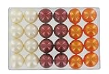 Box of 24 fantasy bath pearls - exotic trio