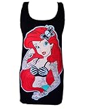 Twisted Punk Disney Little Mermaid Ariel Vest Top Tank emo pinup girl tattoo