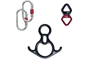 VWPEYY RXRENXIA Columpio Giratorio, Polea De 30 KN, Dispositivo De RotacióN MáS Seguro Accesorio para Colgar con Mosquetones para Columpio De áRbol Web, ConfiguracióN De Columpio, Danza AéRea