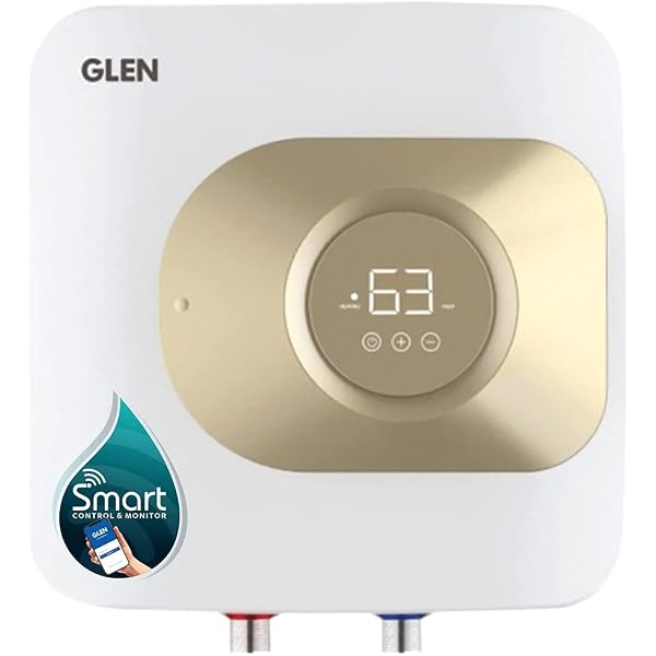 Buy Glen 2000 Watt Smart Water Heater with WiFi And Digital Control,15 L  White, 5 Star (7055 15 L) Online at Low Prices in India - Amazon.in