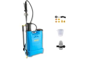 Matabi - Pulverizador Manual - Evolution 12 - Capacidad 12 litros - Acero Inoxidable - Diversidad de Boquillas - para Uso Profesional - Ergonomía y Durabilidad- Fabricado en España